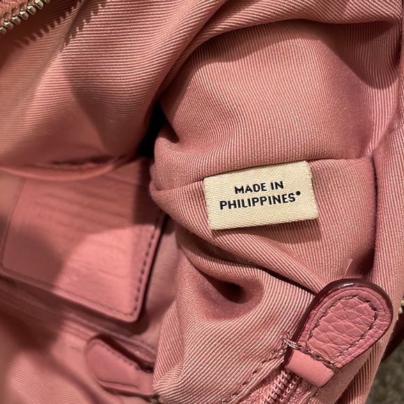 Coach Pink Leather Tote Bag (F34511) - Picture 6 of 12